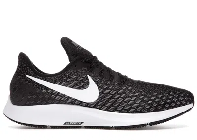 Pre-owned Nike Men's  Air Zoom Pegasus 35 Sneakers In Black/white Gunsmoke Oil Grey