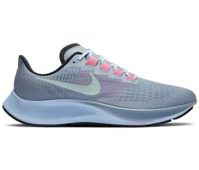 Pre-owned Nike Men's  Air Zoom Pegasus 37 Sneakers In Obsidian Mist/black/lotus Pink In Multi