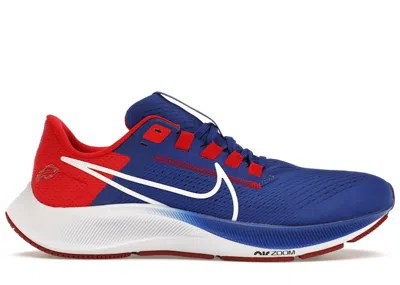 Pre-owned Nike Men's  Air Zoom Pegasus 38 Buffalo Bills Sneakers In Old Royal/university Red/black