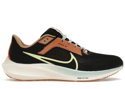 Pre-owned Nike Men's  Air Zoom Pegasus 40 Citron Tint Sneakers In Black/sail/jade Ice