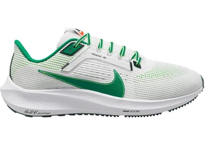 Pre-owned Nike Men's  Air Zoom Pegasus 40 Premium Bill Bowerman Sneakers In White/fir/green Strike