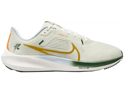 Pre-owned Nike Men's  Air Zoom Pegasus 40 Wildflowers Sneakers In Sea Glass/sail/bronzine In Multi