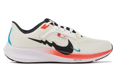 Pre-owned Nike Men's  Air Zoom Pegasus 40 Year Of The Dragon Sneakers In Sail/white/bright Crimson