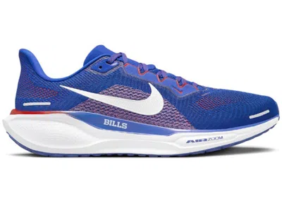 Pre-owned Nike Men's  Air Zoom Pegasus 41 Buffalo Bills Sneakers In Old Royal/white
