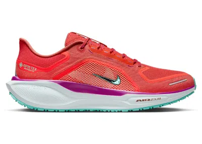 Pre-owned Nike Men's  Air Zoom Pegasus 41 Goretex Sneakers In Picante Red/green In Multi
