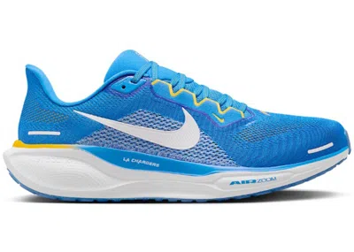 Pre-owned Nike Men's  Air Zoom Pegasus 41 Los Angeles Chargers Sneakers In Italy Blue/white
