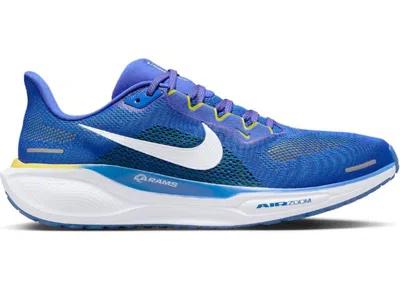 Pre-owned Nike Men's  Air Zoom Pegasus 41 Los Angeles Rams Sneakers In Hyper Royal/white In Multi
