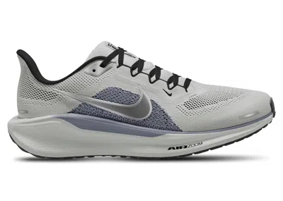 Pre-owned Nike Men's  Air Zoom Pegasus 41 Metallic Silver Sneakers In Photon Dust/ashen Slate/black