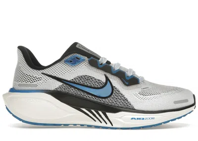 Pre-owned Nike Men's  Air Zoom Pegasus 41 Photo Blue Sneakers In White/black/sail