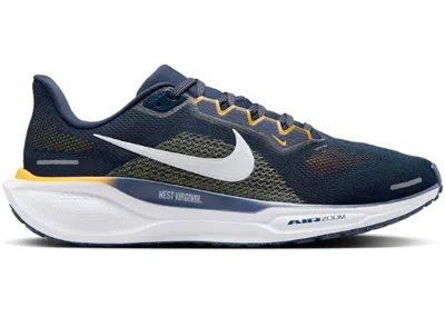 Pre-owned Nike Men's  Air Zoom Pegasus 41 West Virginia Sneakers In College Navy Blue/white In Multi
