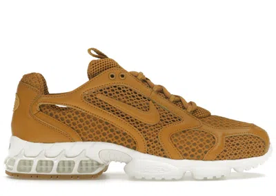 Pre-owned Nike Men's  Air Zoom Spiridon Cage 2 Sneakers In Wheat/sail/gum Light Brown