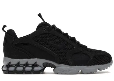Pre-owned Nike Men's  Air Zoom Spiridon Cage 2 Stussy Sneakers In Black/cool Grey In Multi