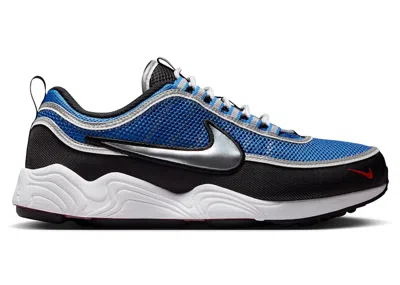 Pre-owned Nike Men's  Air Zoom Spiridon Sp Sneakers In Signal Blue/metallic Luster/black