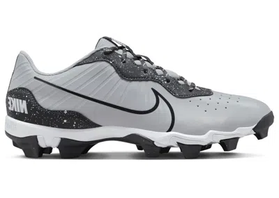 Pre-owned Nike Men's  Alpha Huarache 4 Keystone Sneakers In Wolf Grey/white/dark Smoke Grey
