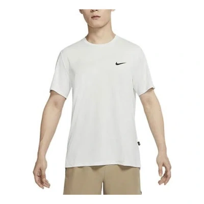 Nike Men's  Alphabet Pattern Printing Round Neck Short Sleeve Mountain White T-shirt