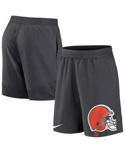 Nike Men's  Anthracite Cleveland Browns Stretch Performance Shorts