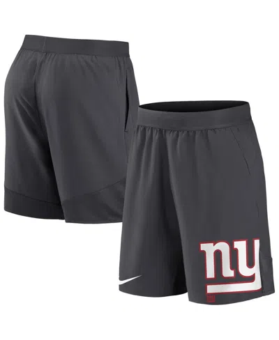Nike Men's  Anthracite New York Giants Stretch Performance Shorts
