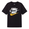 Nike Men's  As Nsw Prem Ss Tee Athleisure Casual Sports Logo Printing Short Sleeve Black T-shirt In Black