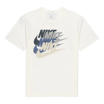 Nike Men's  As Nsw Prem Ss Tee Athleisure Casual Sports Logo Printing Short Sleeve White T-shirt