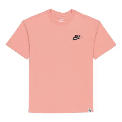Nike Men's  Back Avatar Printing Loose Casual Short Sleeve Light Madder Brown T-shirt In Pink