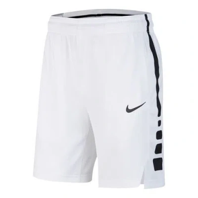 Nike Men's  Basketball Sports White Shorts