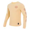 Nike Men's  Basketball Training Sports Printing Breathable Long Sleeves Apricot Color T-shirt In Neutral