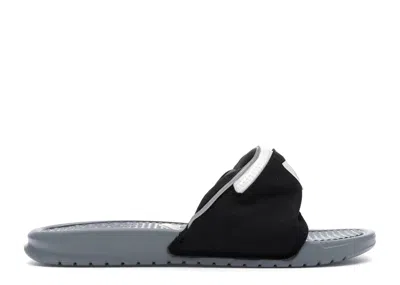 Pre-owned Nike Men's  Benassi Jdi Fanny Pack Sneakers In Black/summit White/cool Grey In Multi