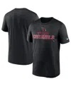 Nike Men's  Black Arizona Cardinals Legend Community Performance T-shirt In Black