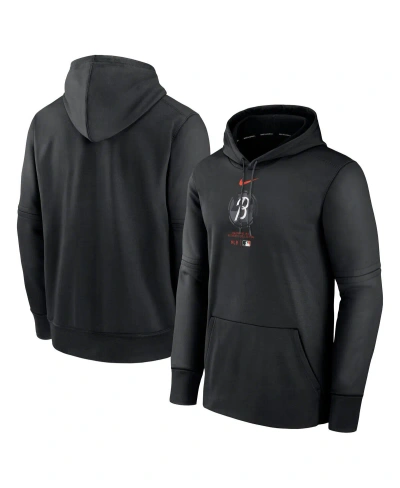 Nike Men's  Black Baltimore Orioles City Connect Practice Performance Pullover Hoodie