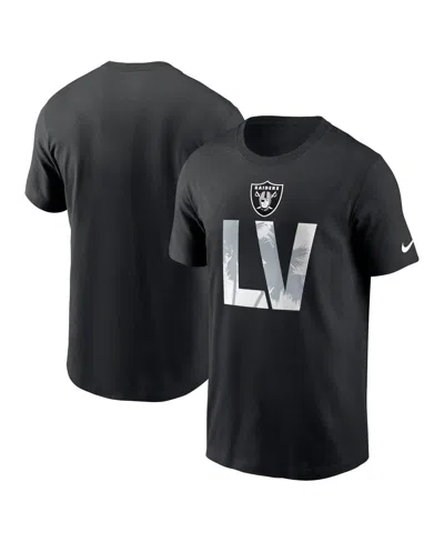 Nike Men's  Black Las Vegas Raiders Local Essential T-shirt