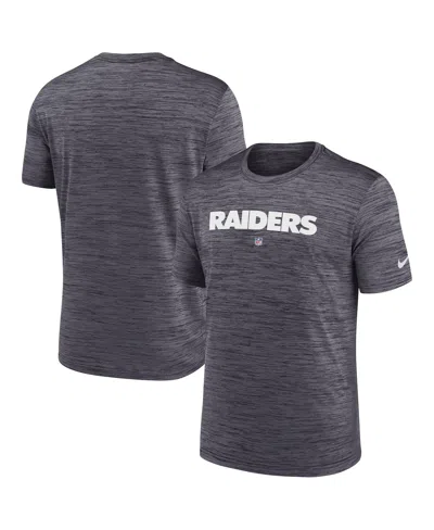 Nike Men's  Black Las Vegas Raiders Velocity Performance T-shirt