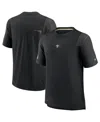 Nike Men's  Black New Orleans Saints Sideline Victory Performance Polo Shirt In Black