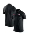 Nike Men's  Black Ohio State Buckeyes Coaches Performance Polo Shirt In Black