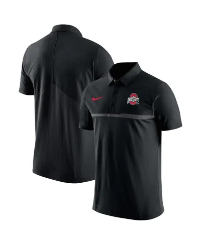 Nike Men's  Black Ohio State Buckeyes Coaches Performance Polo Shirt