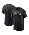 Nike Black Pittsburgh Pirates Legend Fuse Wordmark T-shirt In Black