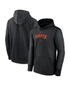NIKE MEN'S NIKE BLACK SAN FRANCISCO GIANTS AUTHENTIC COLLECTION PRACTICE PERFORMANCE PULLOVER HOODIE