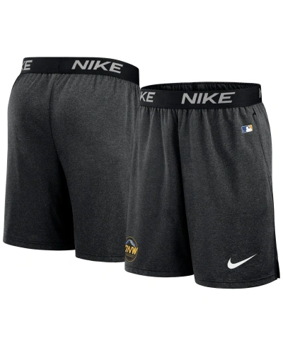 Nike Men's  Black Seattle Mariners City Connect Performance Practice Shorts