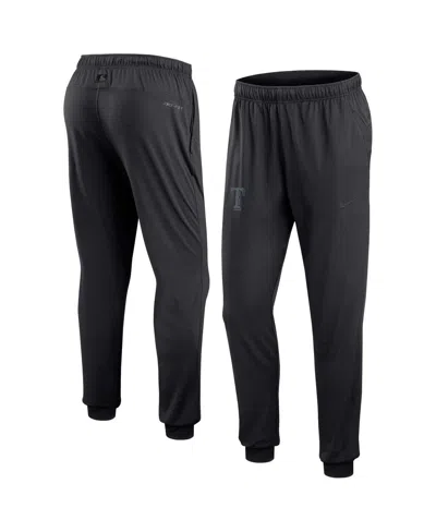 NIKE MEN'S NIKE BLACK TEXAS RANGERS AUTHENTIC COLLECTION TRAVEL PERFORMANCE PANTS