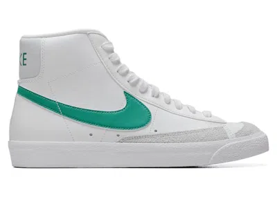 Pre-owned Nike Men's  Blazer Mid '77 Vintage Malachite Sneakers In Summit White/photon Dust