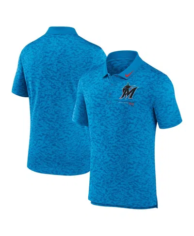 Nike Blue Miami Marlins Next Level Polo