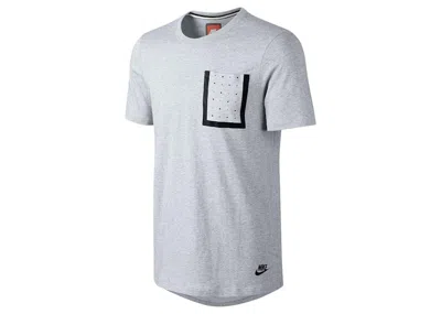 Pre-owned Nike Men's  Bonded Pocket T-shirt In Grey
