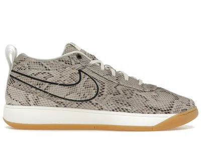 Pre-owned Nike Men's  Book 1 Python Sneakers In Light Orewood Brown/black/gum Light Brown In Multi