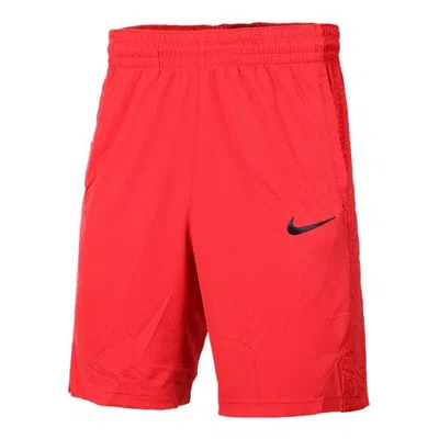 Nike Men's  Brand Logo Printing Moisture Wicking Running Sports Shorts Red