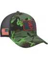 Nike Men's  Camo, Black Iowa State Cyclones Classic99 Veterans Day Trucker Snapback Hat In Camo,black