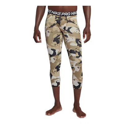 Nike Men's  Casual Camouflage Alphabet Slim Fit Sports Pants/trousers/joggers In Brown