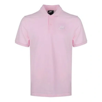 Nike Men's  Casual Short Sleeve Polo Pink Polo Shirt