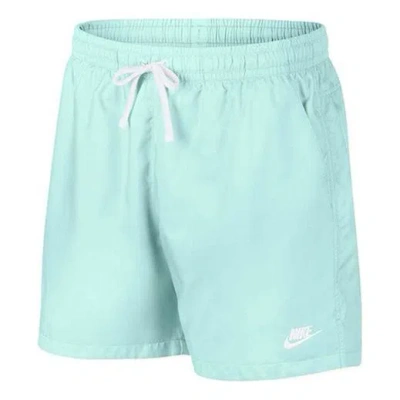 Nike Men's  Casual Sports Lacing Breathable Shorts Light Green In Blue