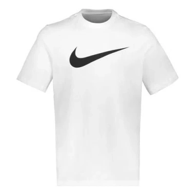 Nike Men's  Casual Sports Round Neck Breathable Short Sleeve White T-shirt