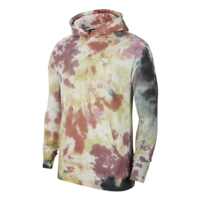 Nike Men's  Chest Small Logo Tie Dye Loose Colourblock