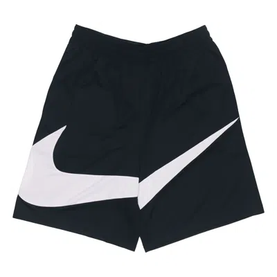 Nike Men's  Colorblock Large Logo Printing Casual Shorts Black